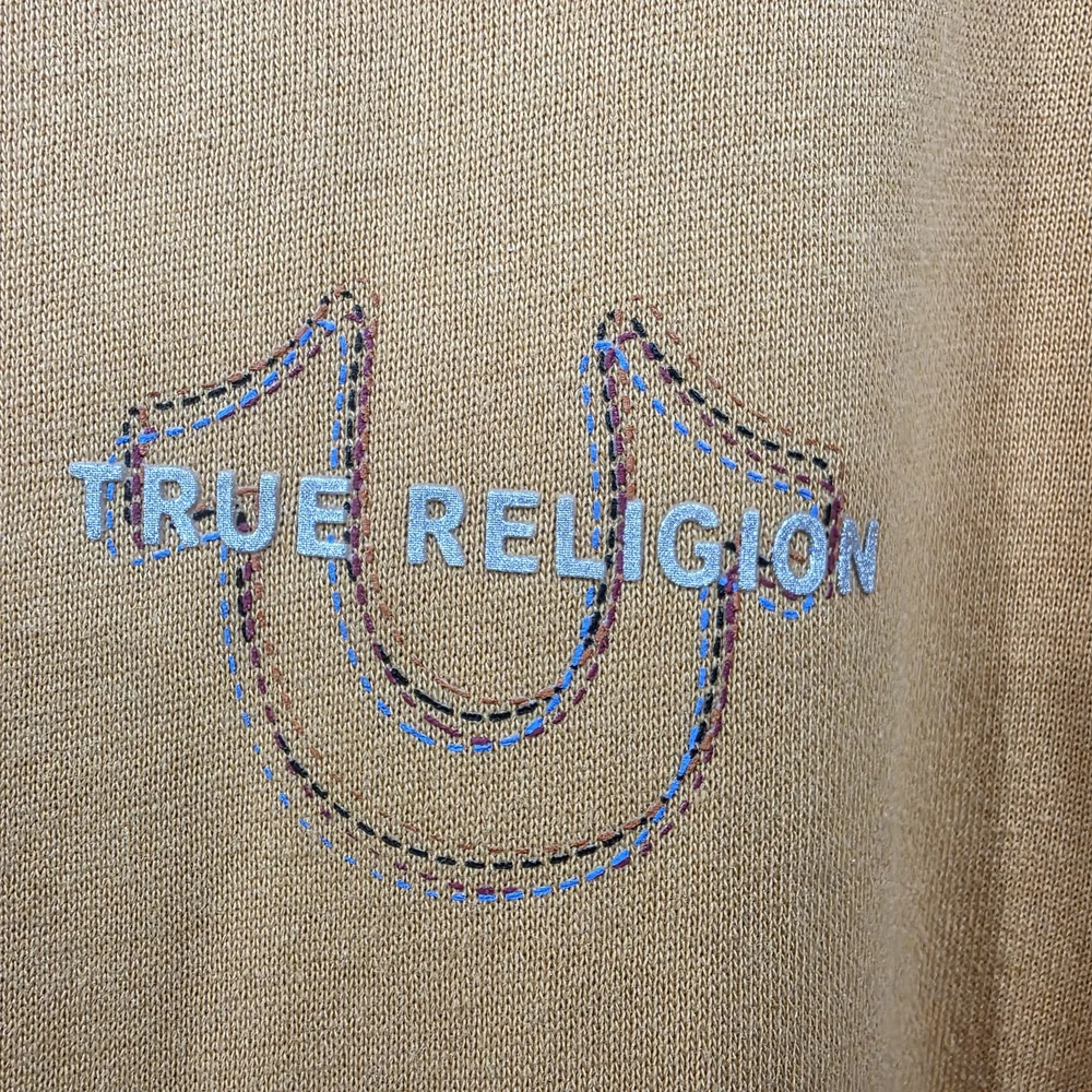True Religion Tan Zip Hoodie